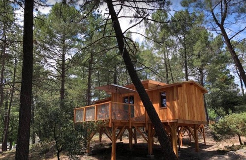 Bollene Cabin | ZEcamping 3 étoiles piscine chauffée toboggans cottage 28m2 4 pers