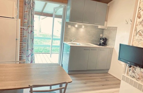 Montlaur Ski Chalet | ZEcamping 3* piscine couverte pet friendly chalet TV BBQ clim 29m2