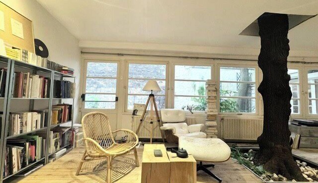 100 m² loft-style house with garden in Paris