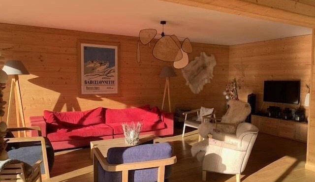 100m from resort center, 3rd floor, terrace, tv, 140m², Pra Loup