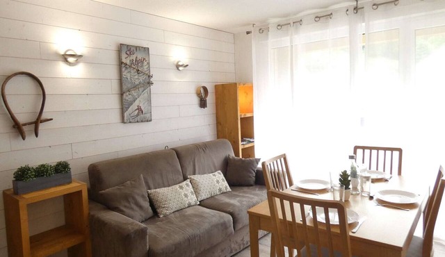 1BR apt for 4 with balcony in Saint-Lary-Soulan