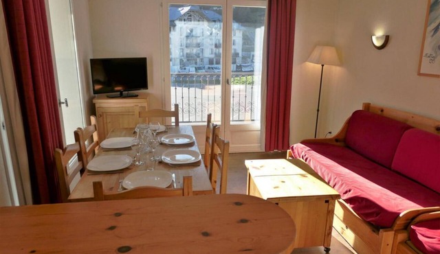 1st floor, swimming pool, balcony, tv, ski locker, 43m², Saint Gervais