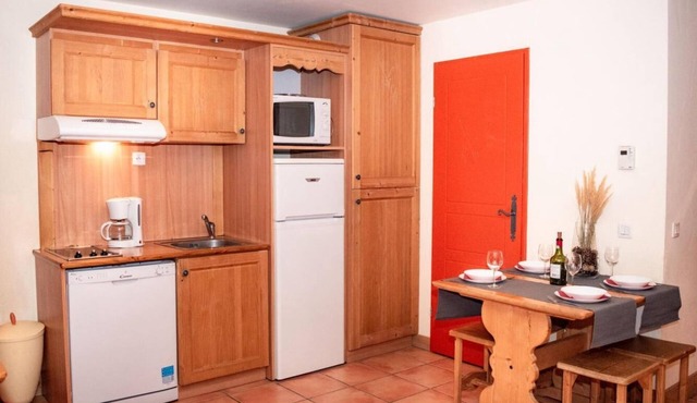 1st floor, balcony, parking, tv, ski locker, 29m², Pra Loup