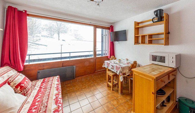 24m² Studio for 4 - Balcony & Ski-in/Ski-out