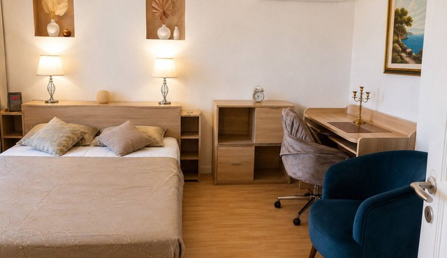3-room apartment with garden near the sea