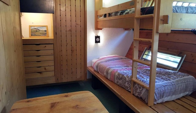 50m from resort center, 1st floor, tv, 14m², Les Arcs