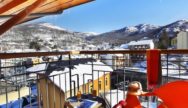 50m from resort center, fitness, swimming pool, parking, ski locker, 34m², Ax-Les-Thermes