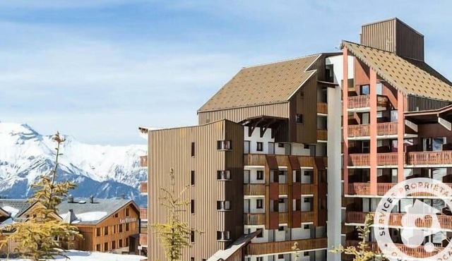 5th floor, view mountain, balcony, tv, ski locker, 22m², Alpe d'Huez