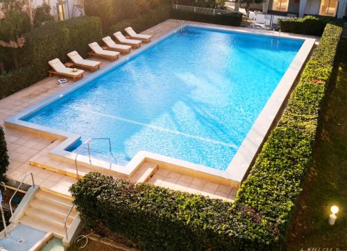 A 1 min de la plage piscine, clim, wifi - 111