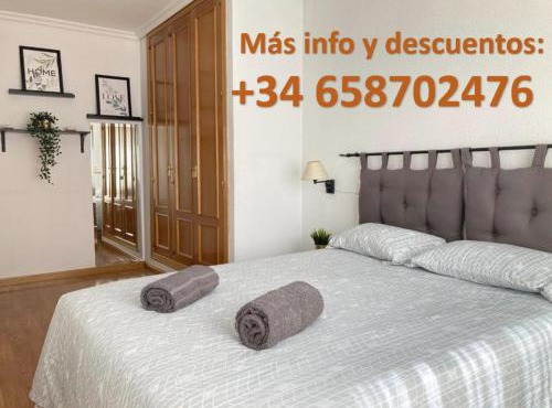 Apartamento grande, 2 dormitorios, garaje gratis