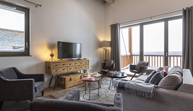 Apartment in La Rosière with Stunning Alpine Views