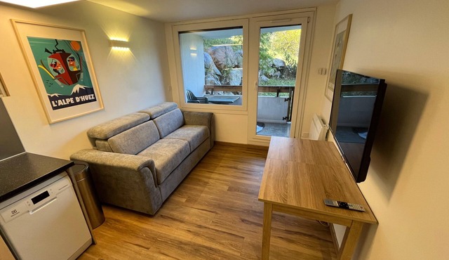 Apartment 4-5 pers ski access - Alpe d'Huez -very calm
