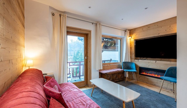 Apartment "La Source" with Mountain View, Balcony, and Wi-Fi