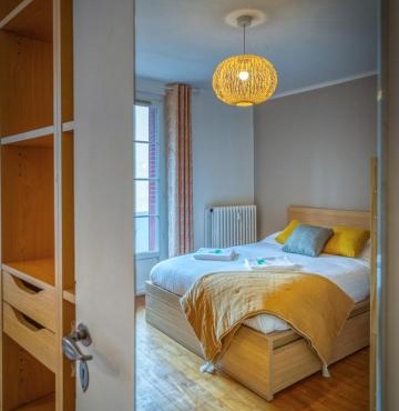 Appart 3 chambres 8 places et garage