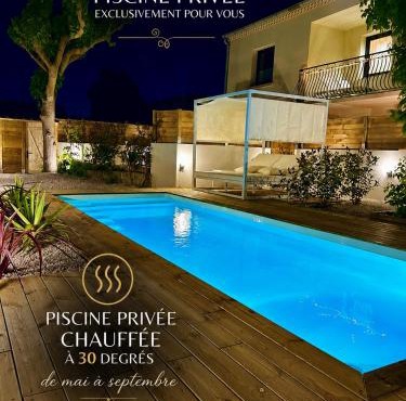 Appart 'COSY avec Piscine Chauffée Privée