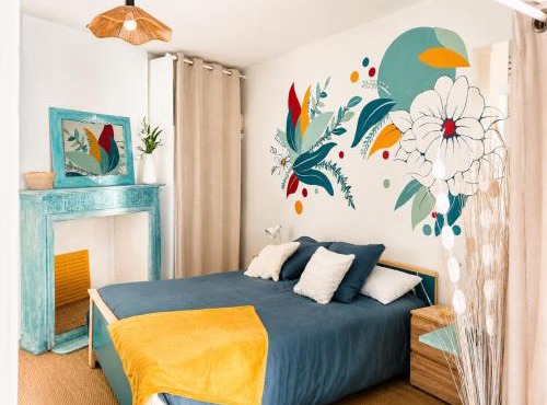 Appartement bleu