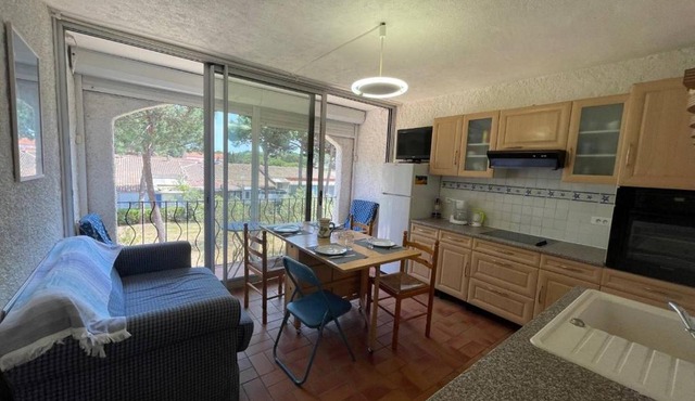 Appartement deux pièces cabine- Argelès sur mer AR155-024