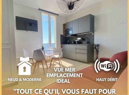Appartement moderne climatisé Monaco vue Mer