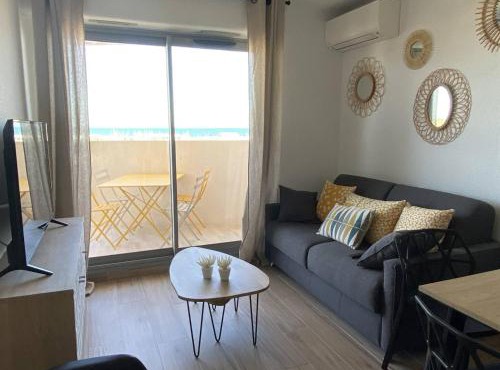 Appartement rénové avec parking, clim et vue mer - 4 pers. - FR-1-696-148