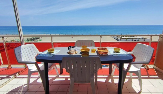 Appartement T2 vue Mer, Moderne, Clim 3 Etoiles Parking 4plmer53