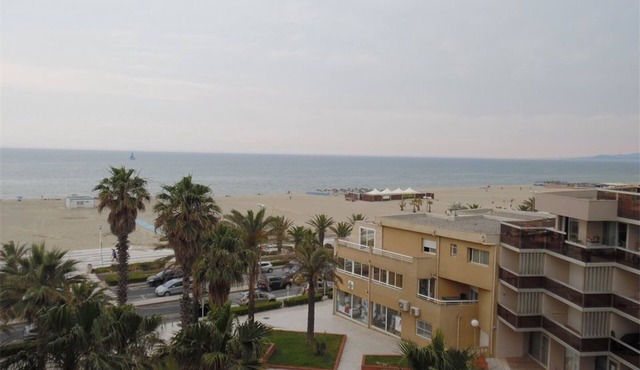 Bright 2-room apartment with private parking at Canet-Plage