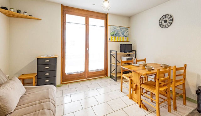 Bright studio for 4, at the slopes, Saint-François-Longchamp