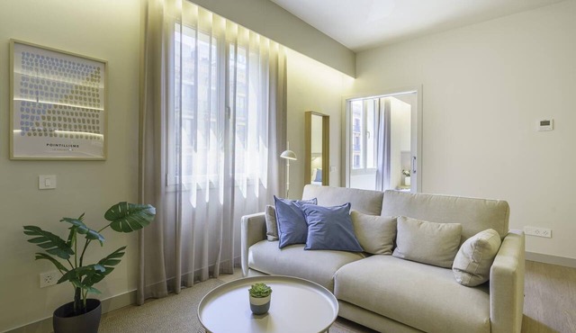 Bright one bedroom apartment in the city center
