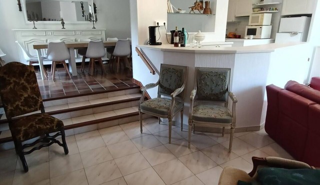 Bright, spacious house with an enclosed plot offering complete privacy.