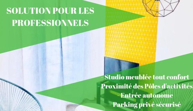 BtoBed - Location Professionnelle - Studio Confort Parking Gratuit Villepinte - Proche Parc des Expositions et Aéroport CDG