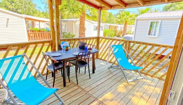 Camping Le Bosc* - Mobil-home Select TV LV Clim Plancha 3 Rooms 4 adults + 1 child under 12 years old