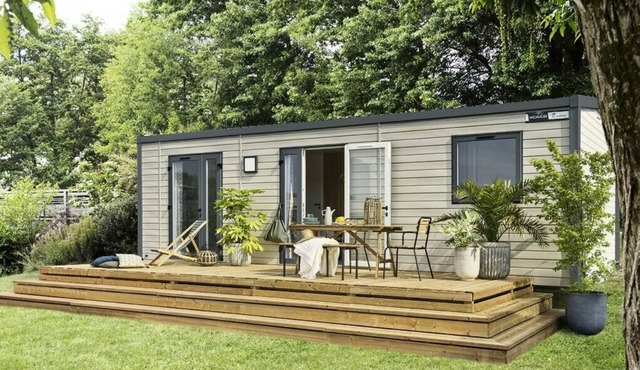 Camping Le Château de Rochetaillée* - Loft Premium 4 rooms 6 people Air-conditioned