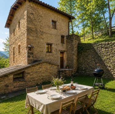 Casa rural amb BBQ, riu i muntanya - by CaLQuEROL - 12 pax