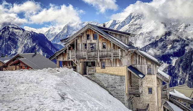 CHALET LE PERCHOIR, ski in ski out, spa, sauna, fitness,