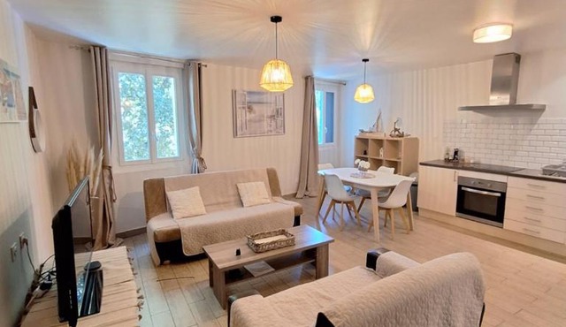 Charmant Appartement paisible à 5 mn en voiture de la plage