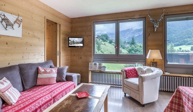 Charming 3-room apartment, pets allowed, mountain ambiance
