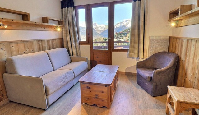 Comfortable 2-room, ski-in ski-out, near shops