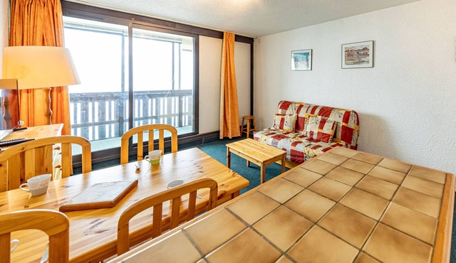 Cozy studio for 4, near slopes in St-François-Longchamp