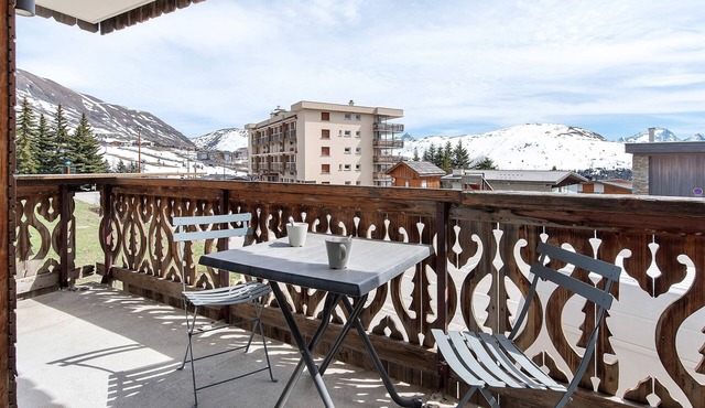 Cozy Ski-In/Ski-Out Studio 26 m² – Alpe d’Huez