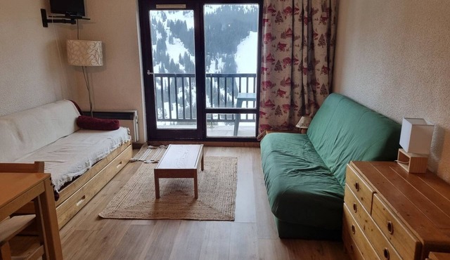 Cozy studio 4 pers, 300m from slopes, Flaine