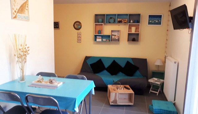 Cozy vacation rental in the Arcachon Basin for 2–4 people, in a quiet location near amenities