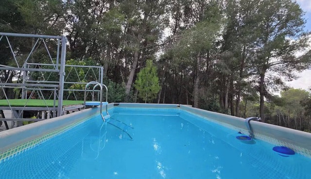Finca rural con piscina para grupos grandes
