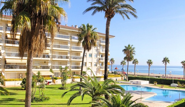 FLAM213 1ª linea playa, piscina, Wifi gratis