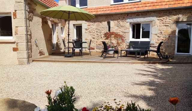 fully-renovated 4* gite with character, beaches and shops within walking distance.