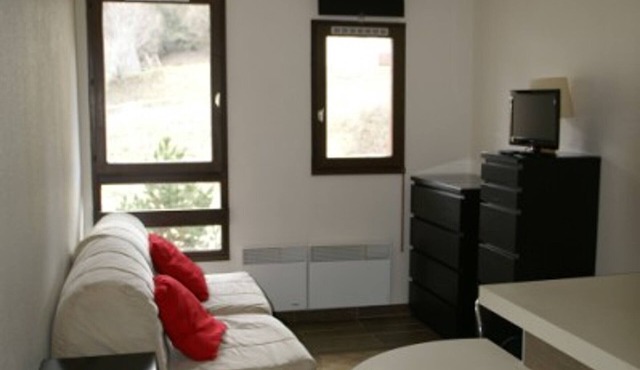 Functional studio for 2 in Les Adrets-Prapoutel center