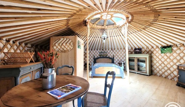 Gîte de France The joulebois yurt - Gite de France 2 people