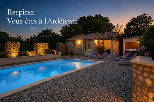 Gîte le cosy, Piscine et SPA en Ardèche, Adults only