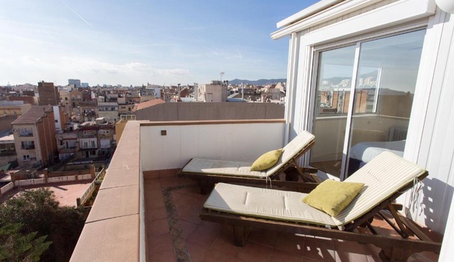 Gaudi penthouse with terrace views