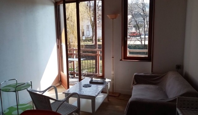 Historic center, T1 apartment with balcony and river view