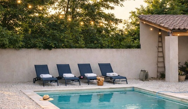 House with pool in the Cèze valley