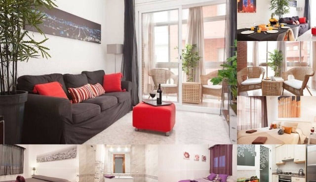 Ideal location right between the old town and La Sagrada Familia 6 ppl!